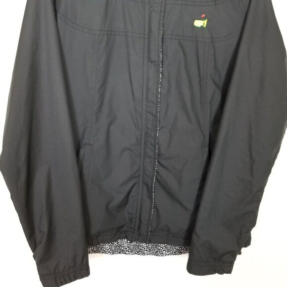 Masters Magnolia Lane Tech Zip Jacket Women Sz S Black White Reversible Golf - Picture 4 of 14